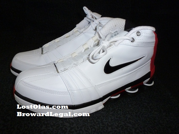 Nike Shox VC IV (4) Size 11.5 White/Black-Varsity Red